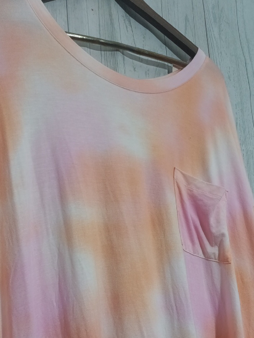 Stars Above Peach & Pink Gradient Tee nightgown NWT Sz 4X - Picture 2 of 6